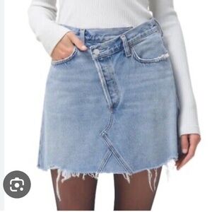 NEW AGOLDE CRISS CROSS SKIRT